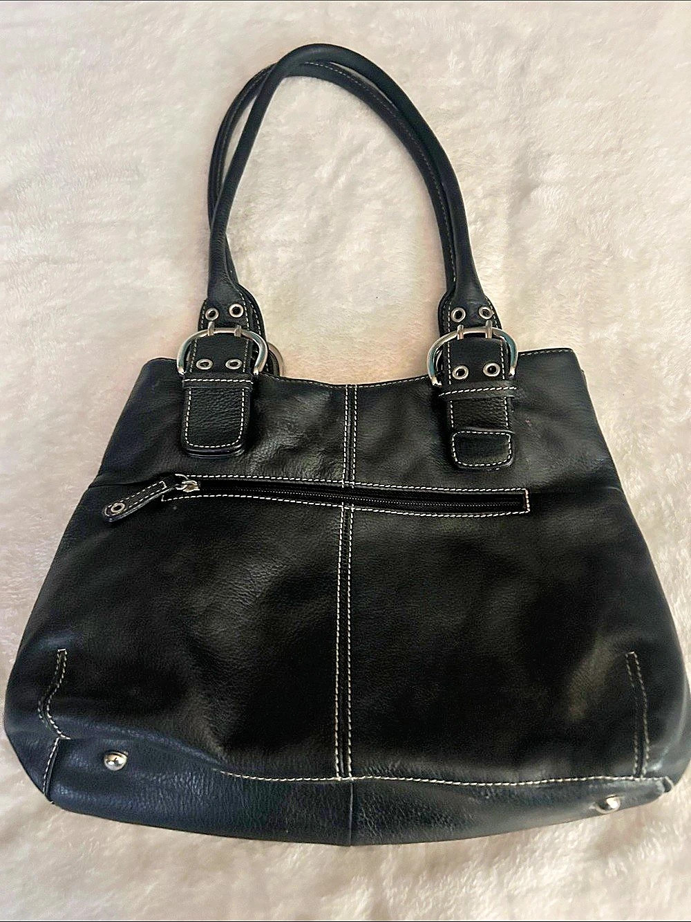 Tignanello Black Shoulder Bag